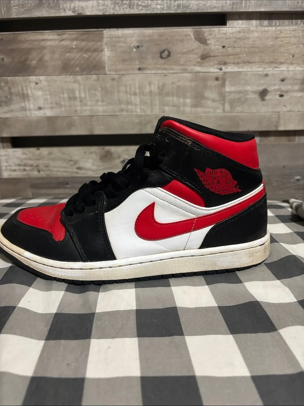 Jordan Men’s Sneaker - Red/Black/White